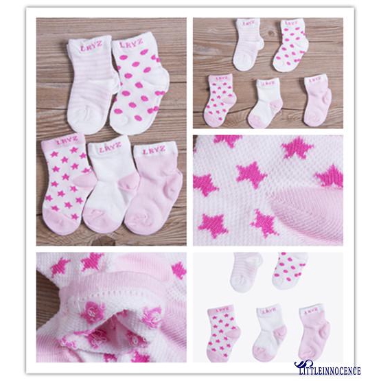 ❤XZQ-5 Pairs Baby Boy Girl Cotton Cartoon Socks NewBorn Infant Toddler Kids Soft Sock