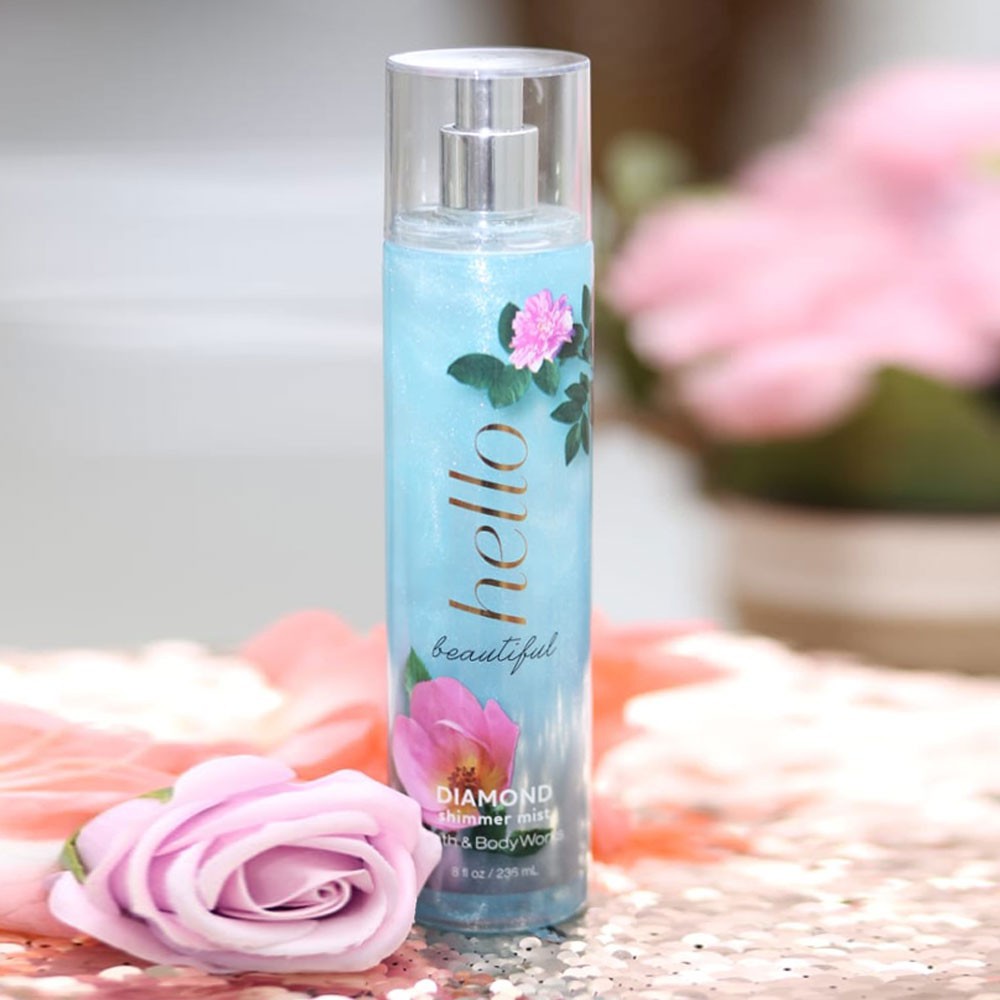 [Auth] Xịt thơm Có nhũ Bath and Body Works Hello Beautiful Diamond Shimmer Mist 30ml/50ml/100ml +𝘿𝙚𝙘𝙚𝙢𝙗𝙚𝙧 𝙎𝙝𝙤𝙥+ | BigBuy360 - bigbuy360.vn