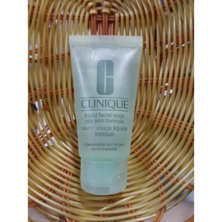 Clinique Sữa Rửa Mặt Mát Dịu Da Dầu Liquid Facial Soap Oily Skin Formula 30ml-Hàng Chính Hãng