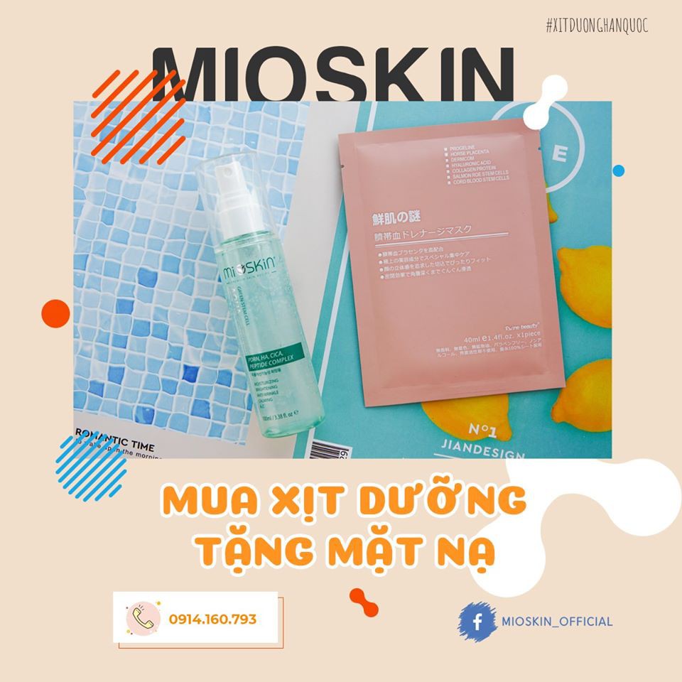 Xịt Dưỡng Tế Bào Gốc Mioskin [TẶNG 1 MÁY RỬA MẶT] | BigBuy360 - bigbuy360.vn