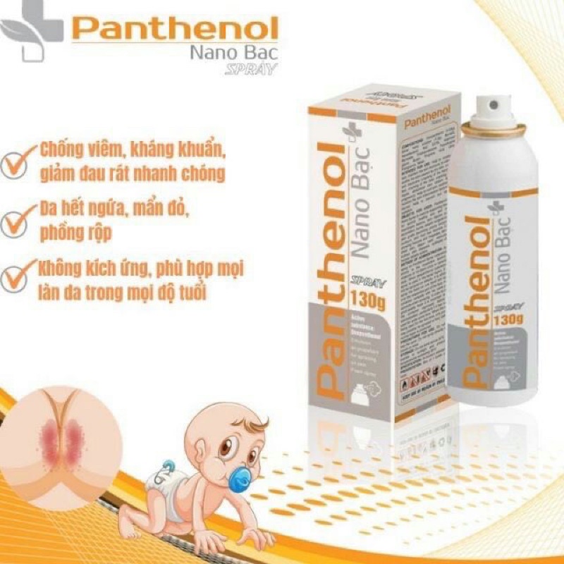 Xịt Panthenol Nano Bạc Spray