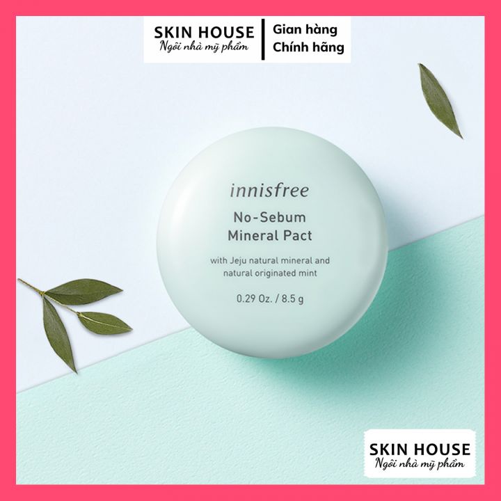 Phấn Phủ Dạng Nén Innisfree No Sebum Mineral Pact 8,5g