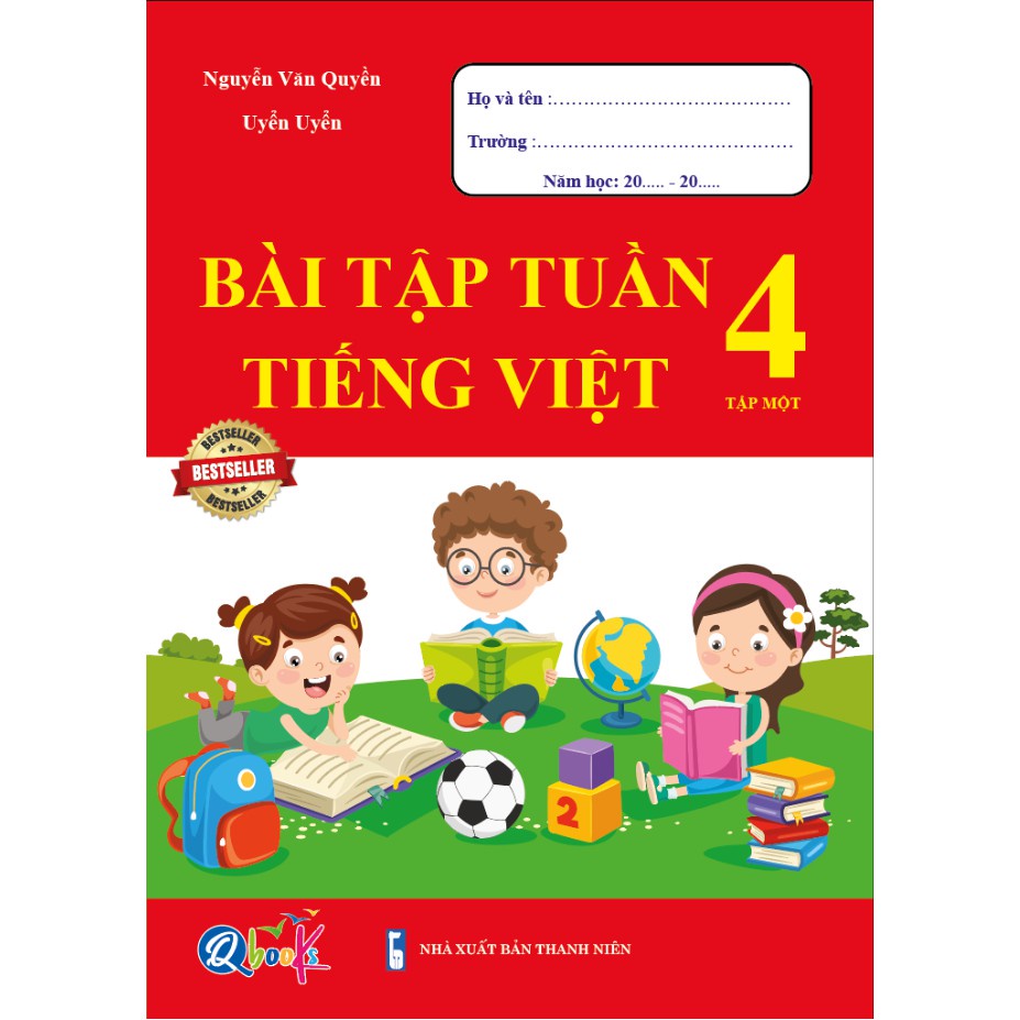 Sách - Combo Bài Tập Tuần Tiếng Việt 4 (Tập 1 + Tập 2)