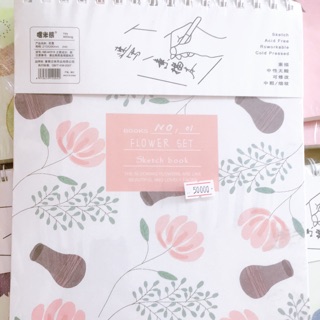 Sổ vẽ A4 Sketch book bìa đẹp xinh xắn bé gái gấu 50 trang siêu rẻ