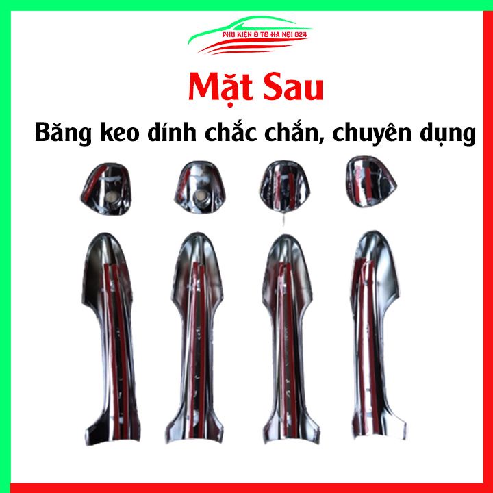 Ốp tay hõm mạ crom Suzuki XL7 2020-2023 sáng bóng chống trầy bảo vệ cửa xe ô tô