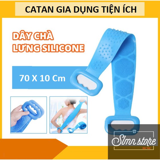 Dây chà lưng silicon 2 mặt co giãn đa năng, tiện lợi cho cuộc sống dễ dàng