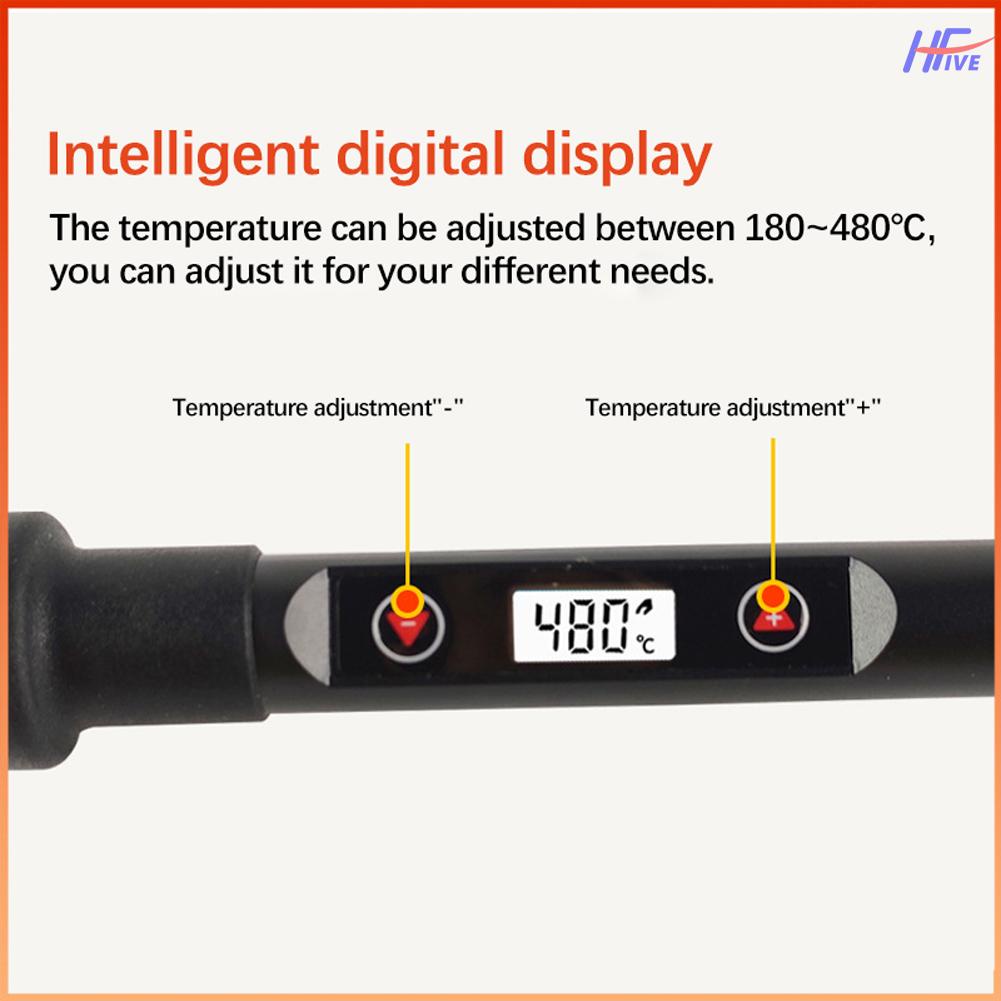 Máy Hàn Điện Cầm Tay Màn Hình Lcd 80w 180~480 C