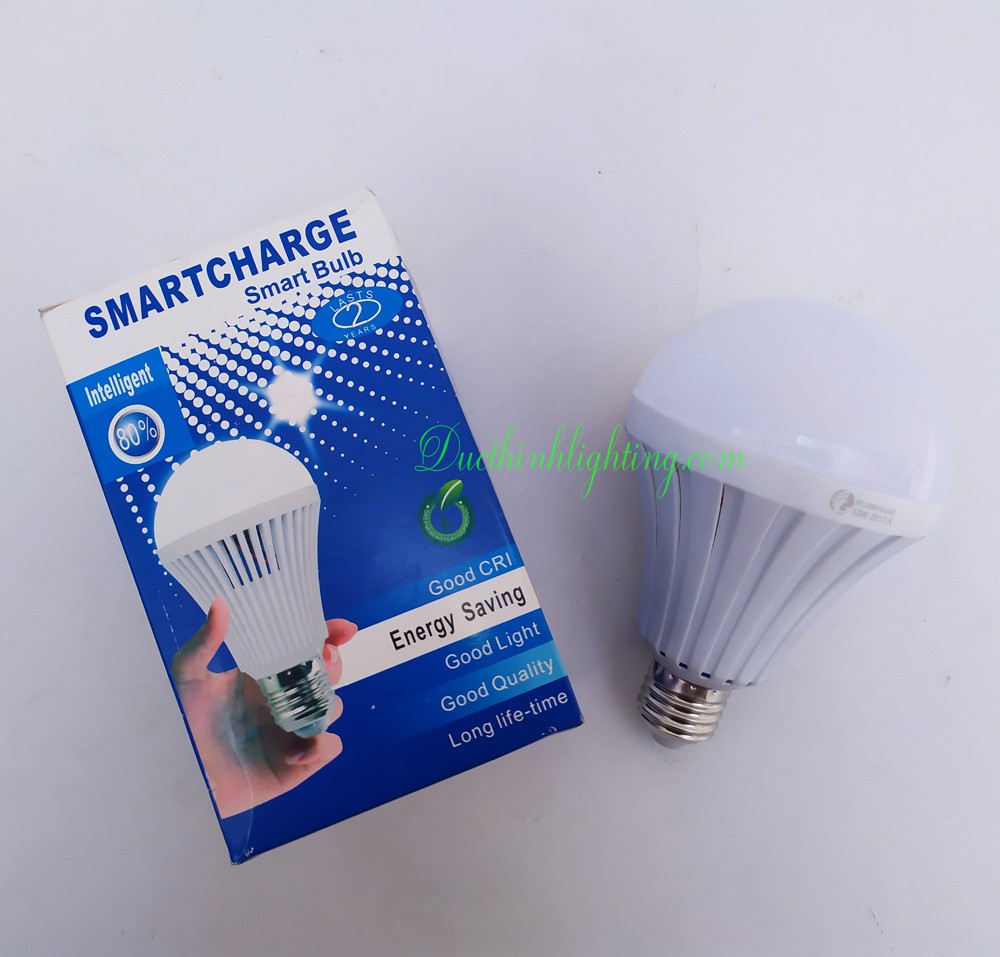 Bóng đèn Led Bulb tích điện thông minh Intelligent 12W freeship