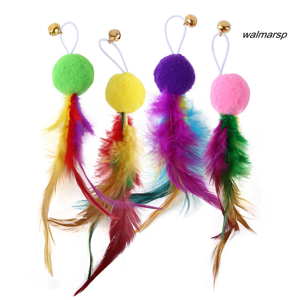 Đồ Chơi Quả Cầu Lông Vũ Dành Cho Mèo Cưng