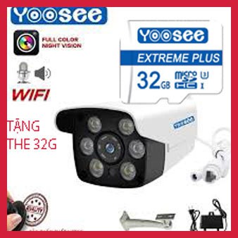 [RẺ VÔ ĐỊCH] Camera Yoosee W26s.1080P + thẻ 32G Chống Nước Ngoài Trời