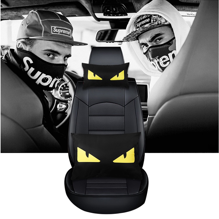 1 Gối Kê Cổ Champion Fujiwara Tofu Nhiệt Đới Monster Supreme Cho Ghế Ngồi Xe Hơi