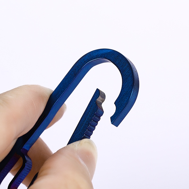 Móc Treo Chìa Khóa Mini Bằng Titan Co Giãn Tiện Dụng