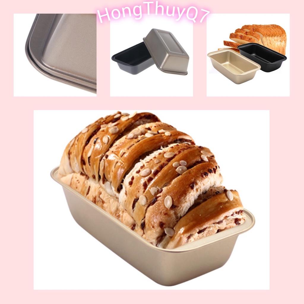 Khay Nướng Bánh mì chịu nhiệt chống dính, khuôn Loaf chữ nhật (1c) - HongThuyQ7