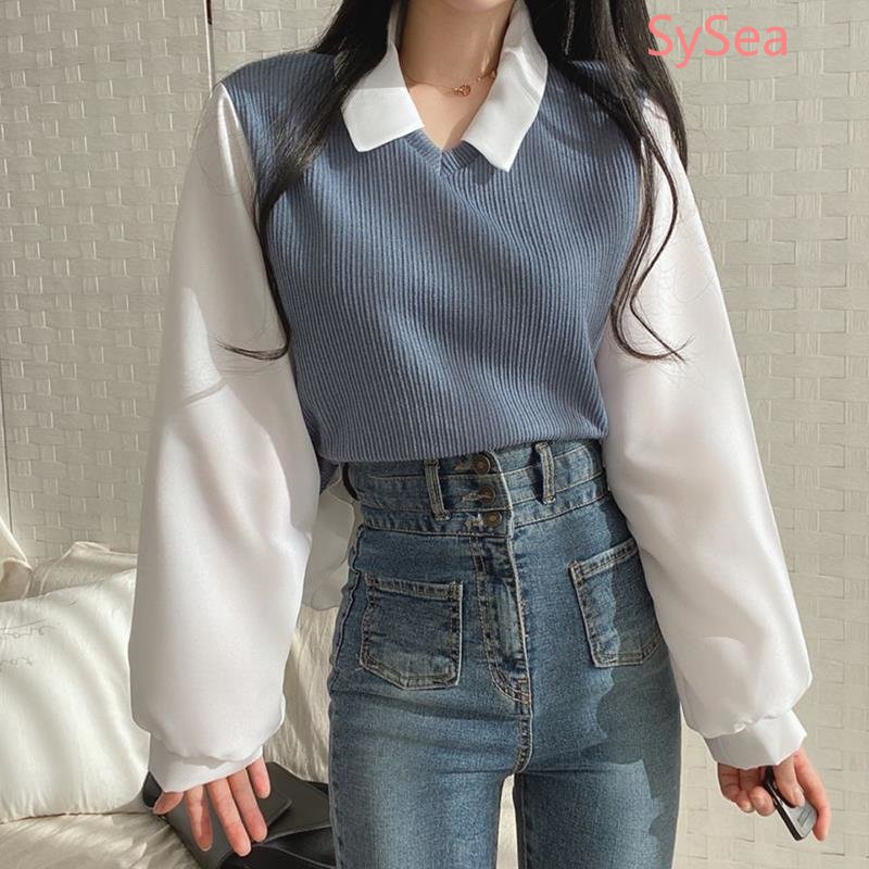 Áo Sơ Mi Kiểu Vintage Thời Trang Mùa Thu Cho Nữ