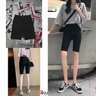 Quần legging nữ💓 Legging lửng nâng mông💓 quần ngố chất thun co dãn 4 chiều ( KÈM ẢNH THẬT)  ྇