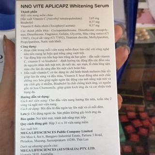 Vitamin Nno vite, serum trắng da