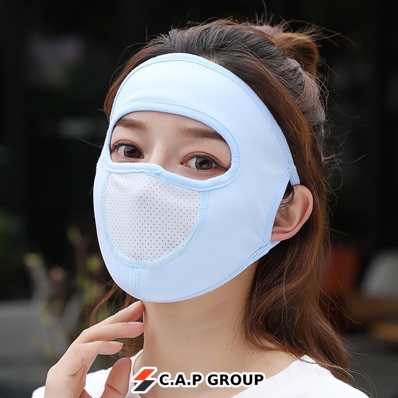 Khẩu trang vải mùa hè, che kín mặt, chống nắng,chống tia uv | BigBuy360 - bigbuy360.vn
