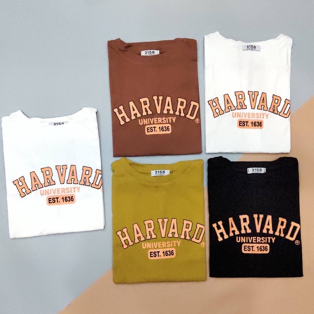 Áo phông cotton 3158 Harvard