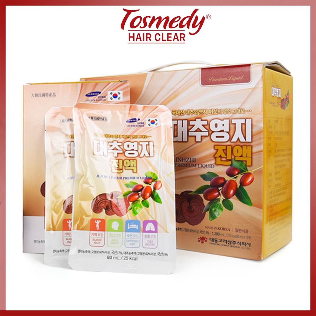 Nước Linh Chi Táo Đỏ Daedong Giải Pháp Cho Giấc Ngủ Sâu, Hộp 30 gói x 80ml | BigBuy360 - bigbuy360.vn
