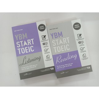 Sách - Lẻ/Combo YBM Start TOEIC Reading + YBM Start TOEIC Listening - Dành cho người mới học TOEIC