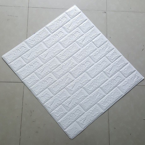 Xốp dán tường 3D giả gạch dày 3mm Loại 1 Siêu Dính 70x77cm | BigBuy360 - bigbuy360.vn