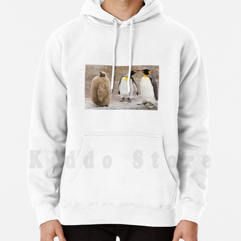 Áo Khoác Hoodie Gia Đình Chim Cánh Cụt Vui Nhộn Humour Hoàng Đế Lông Gà Chim Cánh Cụt