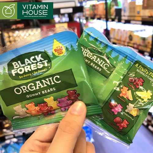Combo 5 Kẹo dẻo gấu Organic Black Forest 23g