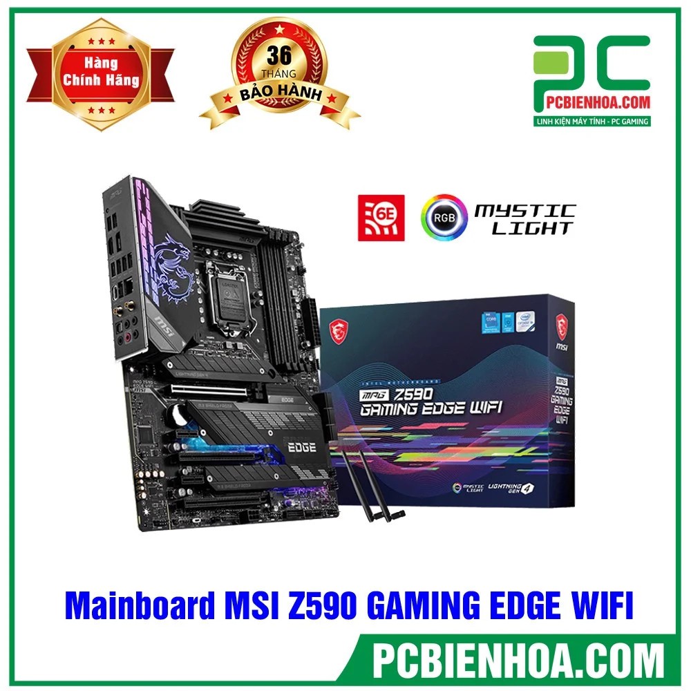 MAINBOARD MSI Z590 GAMING EDGE WIFI ( LGA1200 / ATX / 4XDDR4 )