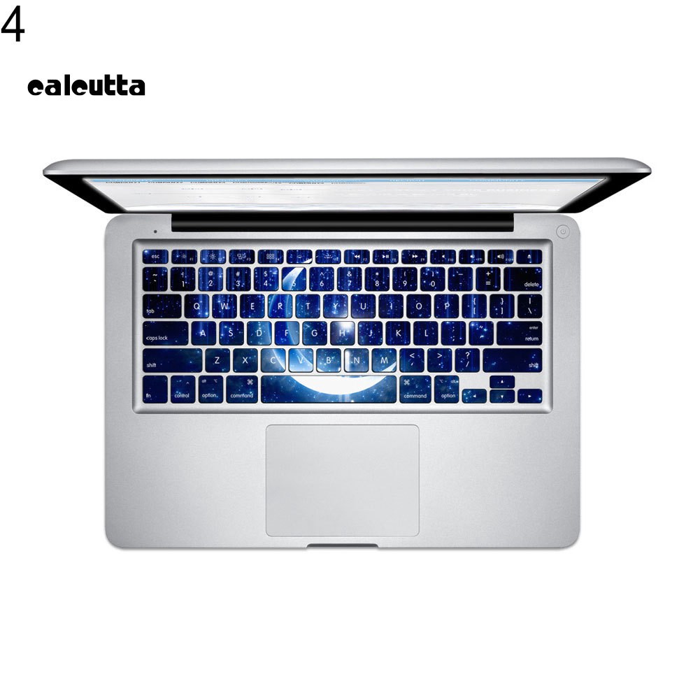 Sticker dán bàn phím họa tiết dải ngân hà cho MacBook 12/13in Retina Europe