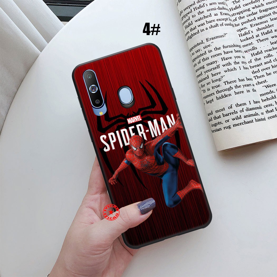 Ốp điện thoại họa tiết Spiderman 133SA cho Samsung Galaxy J4 J5 J6 J7 Duo Plus Prime Core Pro J8