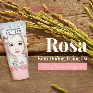 Kem dưỡng trắng da chống năng seoulrose rosa