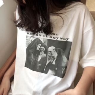 Áo phông hình unisex   ( ẢNH THẬT SHOP CHỤP )