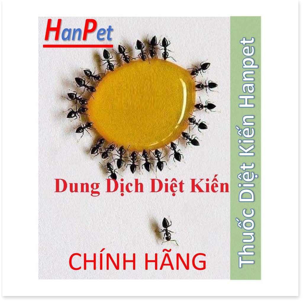 D HP (1 lọ ) Thuốc diệt kiến gián sinh học Hanpet CHÍNH HÃNG Thuốc kiến dạng Dung dịch có tác dụng diệt kiến tận gốc