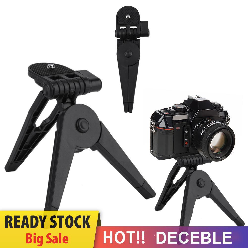 Deceble Portable Folding Plastic Tripod Stand Hand Grip for 1/4&quot; SLR Sport Camera