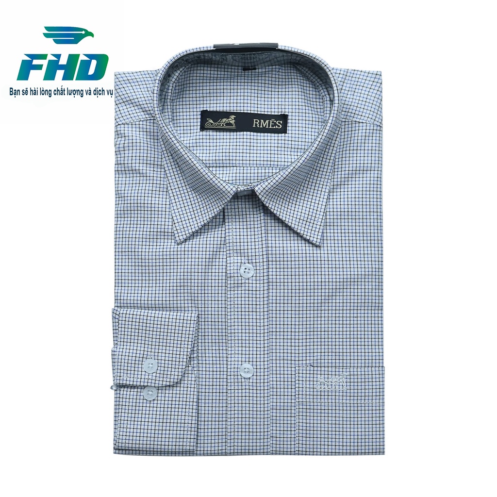 Áo Sơ Mi Nam Tay Dài Chất Vải Cotton Cao Cấp Mềm Mịn Họa Tiết Lạ Mắt FHDA019