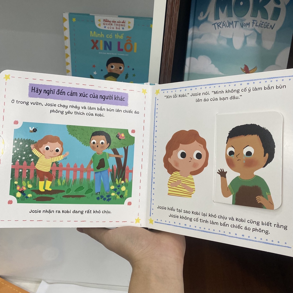 Sách tương tác - Những cảm xúc nhỏ quan trọng của bé – Mình có thể xin lỗi (0 - 6 tuổi)