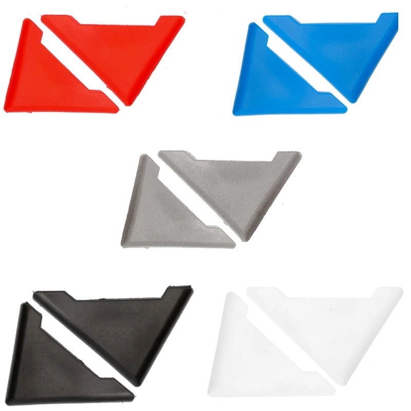 2 Miếng silicon bọc góc cửa xe hơi 90 độ chống trầy xước bảo vệ an toàn chất lượng cao