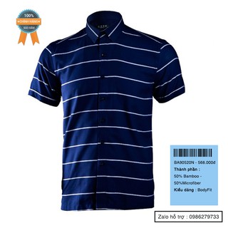 Áo Sơ mi ngắn tay Owen ( chính hãng ) - BA90520N- Kiểu dág BODYFIT