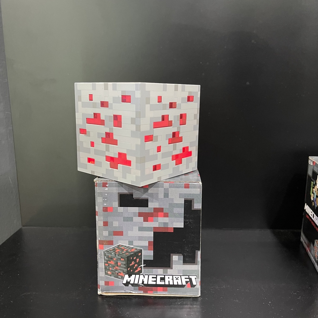 Khối đèn đá đỏ minecraft phát sáng theo ý thích đồ chơi dành cho các bé yêu thích Game Minecraft