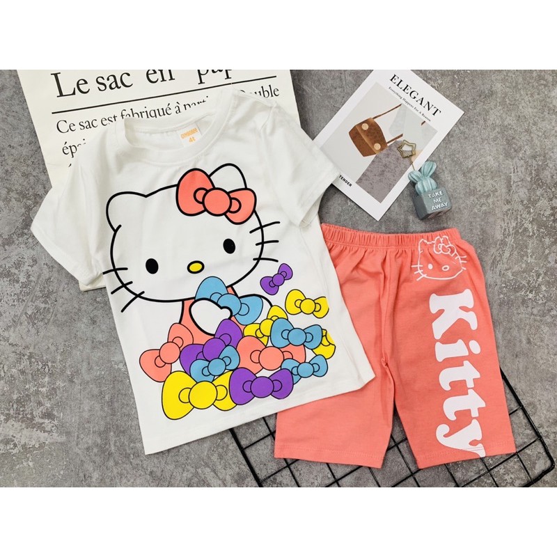 đồ bộ bé gái set 3  bộ
