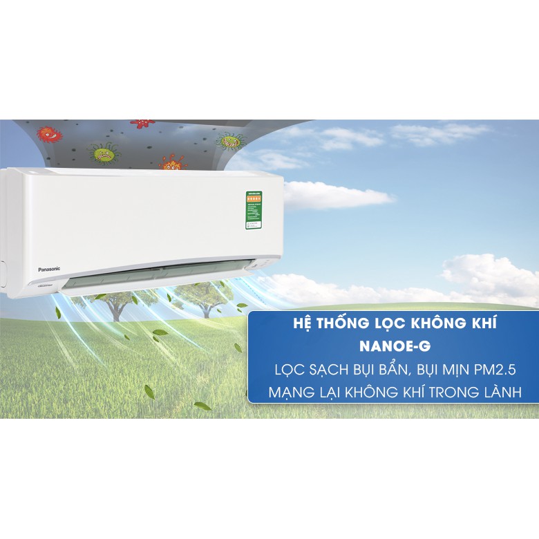 Máy lạnh Panasonic Inverter 1.5 HP CU/CS-XU12UKH-8 (Miễn phí giao tại HCM-ngoài tỉnh liên hệ shop)
