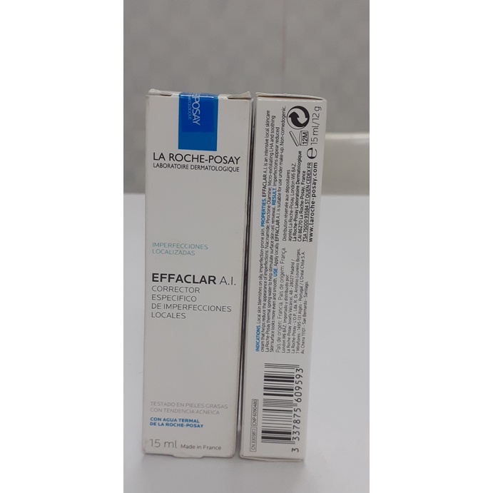 - Kem Chấm Mụn Chuyên Biệt La Roche Posay Effaclar A.I. Targeted Breakout Corrector 15ml