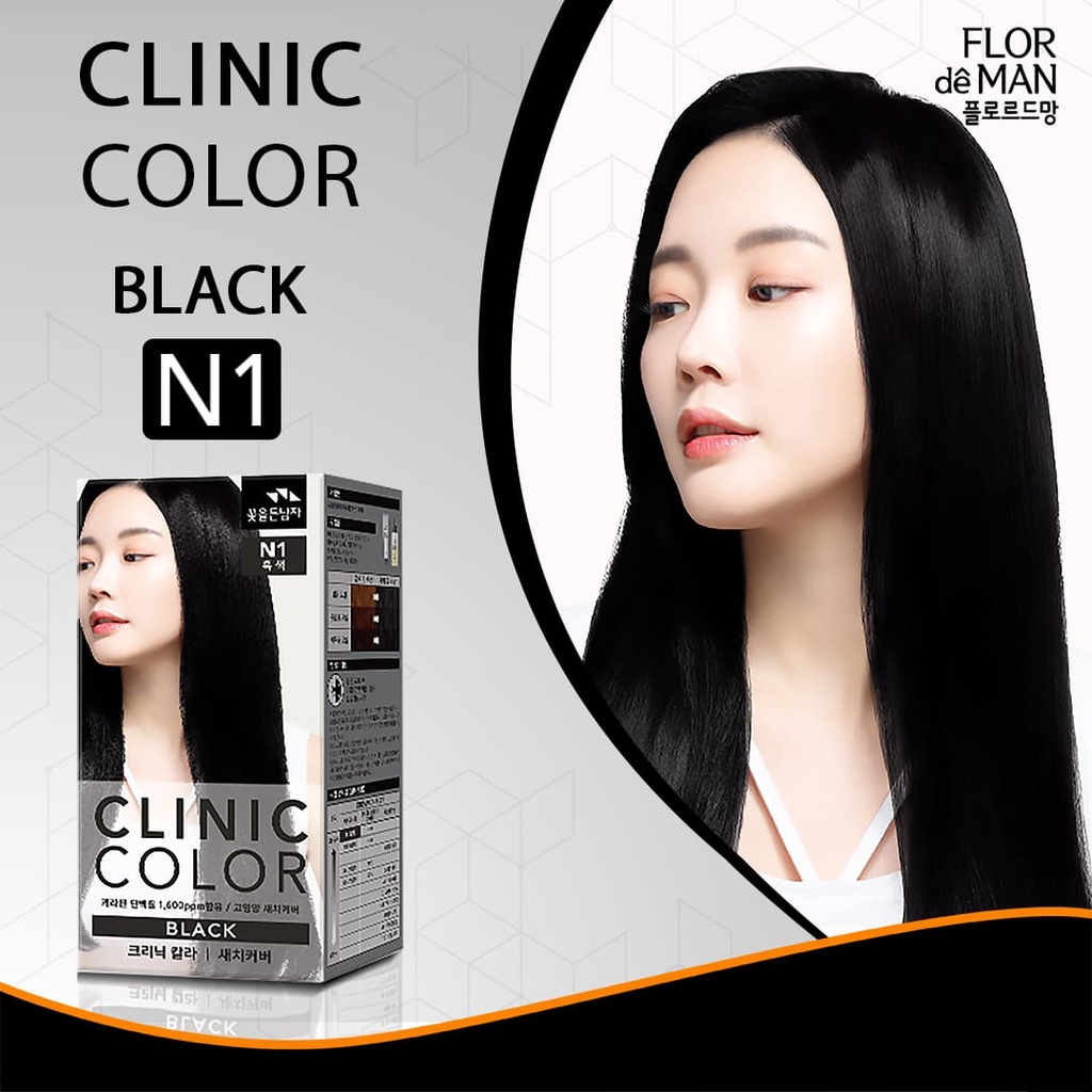 Màu Nhuộm Hàn Quốc bóng mượt tóc chứa Keratin 1200mg Clinic Color