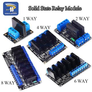 Mô-đun rơ le 8 kênh 5v 1 2 4 kênh ssr avr g3mb-202p mức thấp 240v 2a arduino