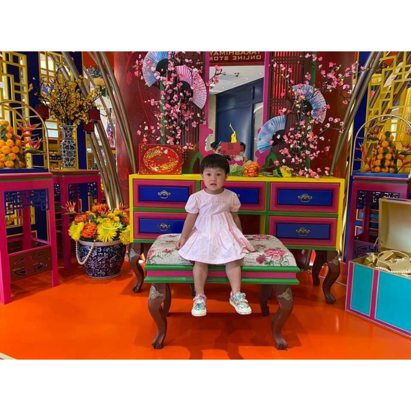 Giày vải cho bé gái thương hiệu Next Hàng Việt Nam xuất khẩu siêu xinh