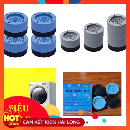 [Gía Hủy Diệt]Sét 4 cái kê chân silicon loại dày chống rung máy giặt Sam Sung,Aqua,Electrolic - hàng cao cấp có BH 1 NĂM