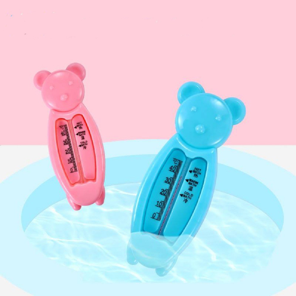 [Kho Hàng] Nhiệt kế đo nước tắm hình gấu xinh xắn tiện dụng giúp mẹ điều chỉnh được nhệt độ tắm lý tưởng cho con