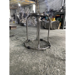 Ghế đôn 100% inox 🔸 cao cấp 🔸 ghế trà tranh chất liệu inox bền đẹp