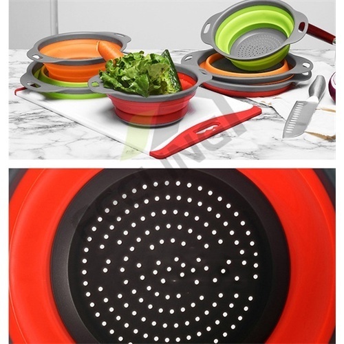 Rổ Rửa Rau Củ Quả Có Thể Gấp Gọn Tiện Dụng Cho Nhà Bếp