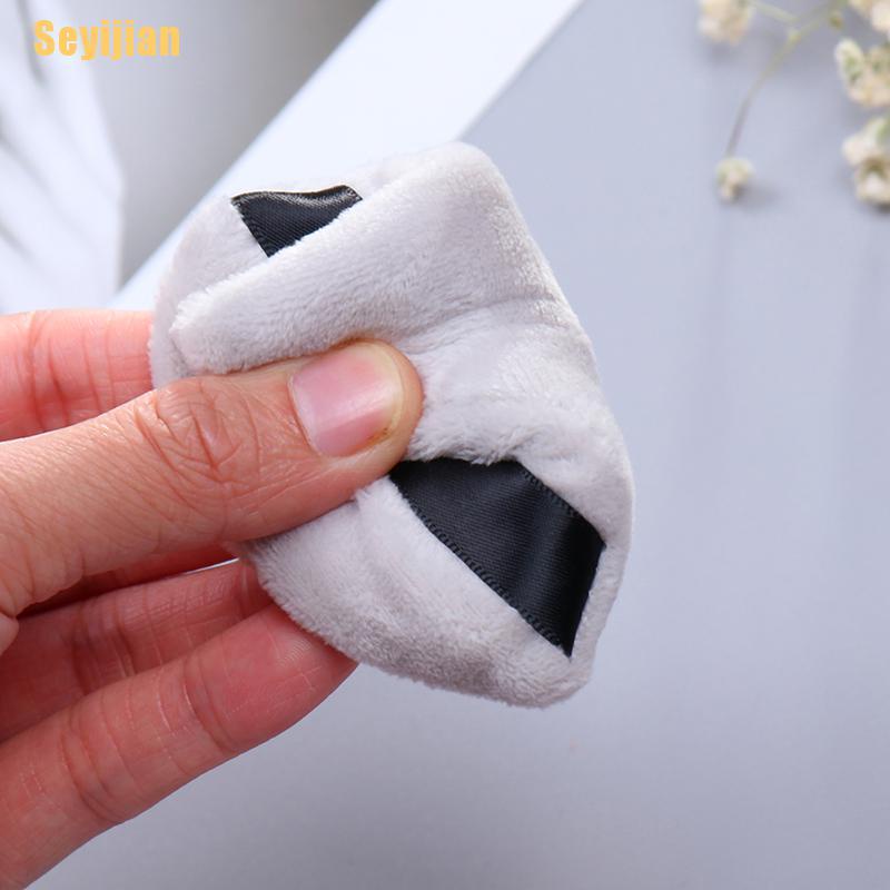 Mút Trang Điểm Hình Tam Giác Mini Bằng Cotton Satin